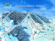 Mapa skiareálu Bublava